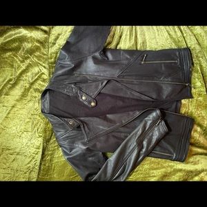 Custom made leather jacket